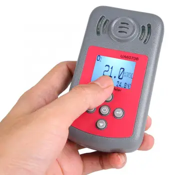 UA6070B High Accuracy Portable Digital Handheld Oxygen Alarm Detector Tester Meter
UA6070B High Accuracy Portable Digital Handheld Oxygen Alarm Detector Tester Meter