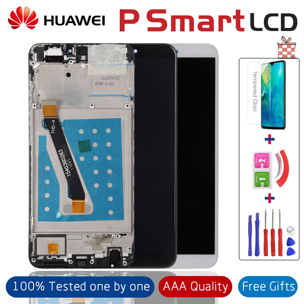 5.65" 100% Tested Huawei P Smart LCD Display Touch Screen Digitizer Assembly for Huawei P Smart LCD FIG LX1 LX3 Repair Parts
5.65" 100% Tested Huawei P Smart LCD Display Touch Screen Digitizer Assembly for Huawei P Smart LCD FIG LX1 LX3 Repair Parts