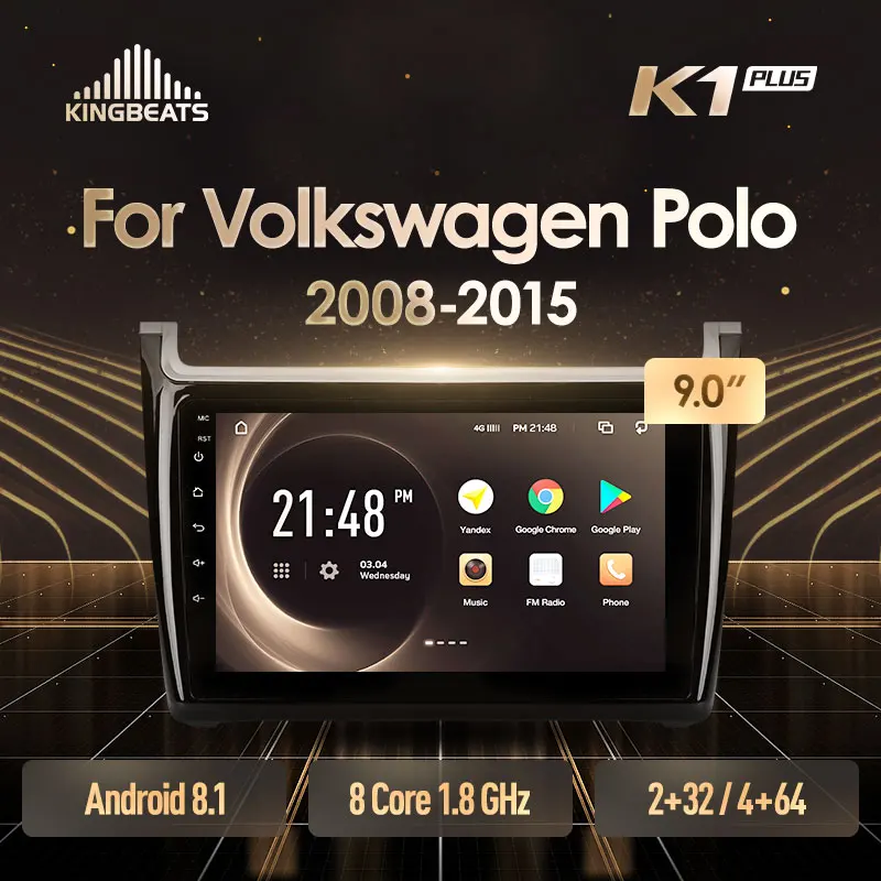 KingBeats Android 8.1 Octa-Core head unit 4G in Dash Car Radio Multimedia Video Player Navigation GPS For Volkswagen POLO 2008 2010 2012 2014 2015 no dvd 2 din Double Din Android Car Stereo 2din DDR4 2G RAM 32G ROM
KingBeats Android 8.1 Octa-Core head unit 4G in Dash Car Radio Multimedia Video Player Navigation GPS For Volkswagen POLO 2008 2010 2012 2014 2015 no dvd 2 din Double Din Android Car Stereo 2din DDR4 2G RAM 32G ROM