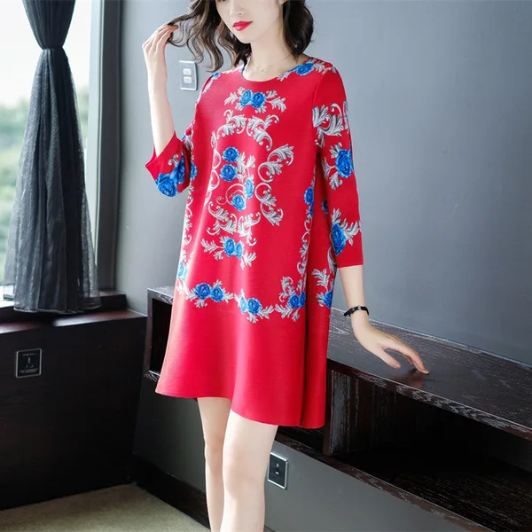 Large Size France Non-mainstream Dress 2019 New Style Spring Clothing Women Red Elegant Printed Loose-Fit Fat Mm by Age Skirt
Large Size France Non-mainstream Dress 2019 New Style Spring Clothing Women Red Elegant Printed Loose-Fit Fat Mm by Age Skirt