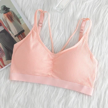 Underwear Female New Sexy Bottoming Personal Strap Bra Top Beautiful Back Wrap Chest Sports Vest Student Girl Bras
Underwear Female New Sexy Bottoming Personal Strap Bra Top Beautiful Back Wrap Chest Sports Vest Student Girl Bras