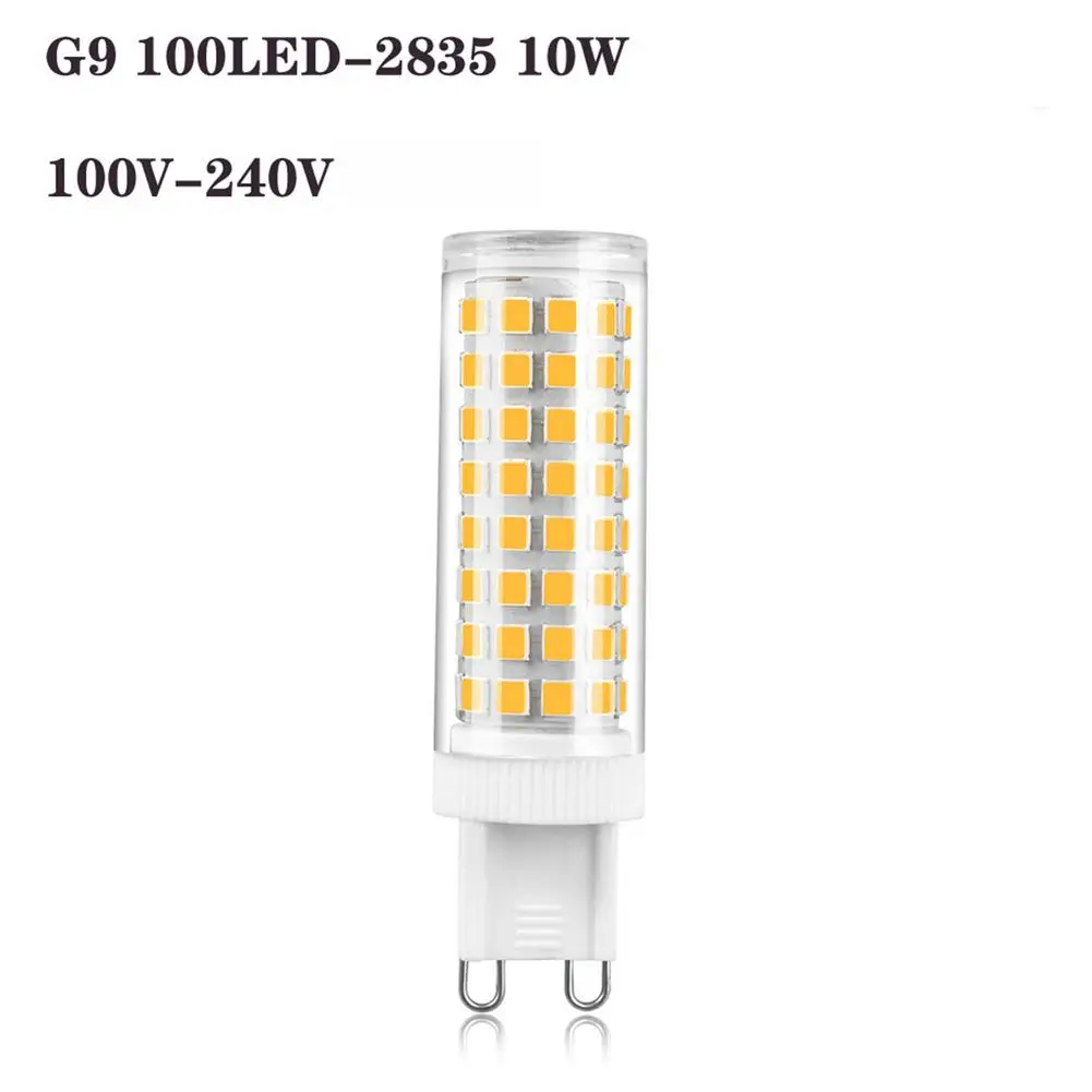 

10W G9 100-240V LED Bulb LED Light-Emitting Floodlight On-flicker Ceramic Energy-saving Lamp Household Corn Bulb