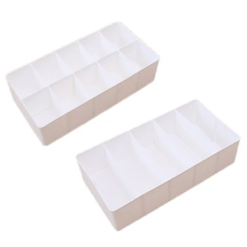 2Pcs Underwear Storage Box for Ties Socks Shorts Bra Closet Organizer Divider Drawer Multiple Grids Can Adjust the Partition Whi
2Pcs Underwear Storage Box for Ties Socks Shorts Bra Closet Organizer Divider Drawer Multiple Grids Can Adjust the Partition Whi