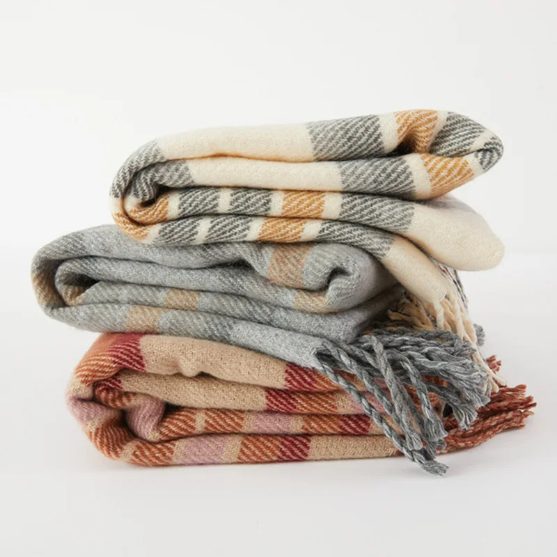 pashmina cashmere padded shawl scarf new retro Korean tassel winter double sided check women blanket plaid scarf for ladies
pashmina cashmere padded shawl scarf new retro Korean tassel winter double sided check women blanket plaid scarf for ladies