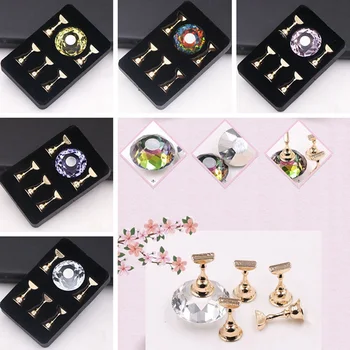 5pc/set Nail Art Display Shelf Crystal Diamond Base False Nails Stand Seat Manicure Showing Holder DIY Accessory with Box New
5pc/set Nail Art Display Shelf Crystal Diamond Base False Nails Stand Seat Manicure Showing Holder DIY Accessory with Box New