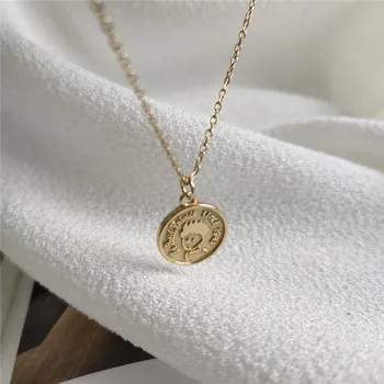 RUIYI Real 925 Sterling Silver Lucky Boy Pendant Necklace Women Fashion Delicate Prince Coin Charm Curb Chain Chokers Necklaces 
RUIYI Real 925 Sterling Silver Lucky Boy Pendant Necklace Women Fashion Delicate Prince Coin Charm Curb Chain Chokers Necklaces