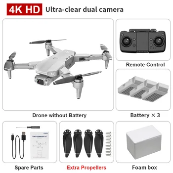 L900PRO drone GPS permanently follows the 4K self-stabilizing electronic image stabilization lens for long flight time
L900PRO drone GPS permanently follows the 4K self-stabilizing electronic image stabilization lens for long flight time