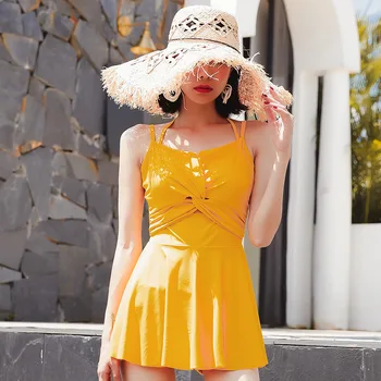 Swimsuits Fused One-Piece Swimsuit Bikini One Piece 2020 Women's New Sexy Skirt Swimwear Solid Cotton Monokini
Swimsuits Fused One-Piece Swimsuit Bikini One Piece 2020 Women's New Sexy Skirt Swimwear Solid Cotton Monokini