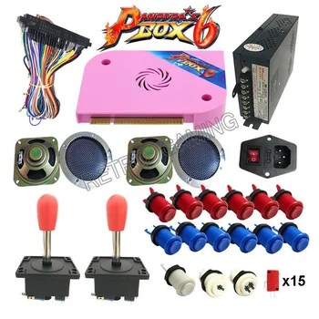 Arcade kit with Pandora Box 6 PCB 1300 in 1 Jamma power supply American joystick button for DIY Arcade Game Cabinet Machine
Arcade kit with Pandora Box 6 PCB 1300 in 1 Jamma power supply American joystick button for DIY Arcade Game Cabinet Machine