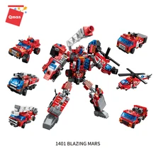 QMAN City High-tech Helicopter Car Truck Deformation Robot Model Building Blocks sets Assembly DIY Bricks Toys For kids Gifts
QMAN City High-tech Helicopter Car Truck Deformation Robot Model Building Blocks sets Assembly DIY Bricks Toys For kids Gifts