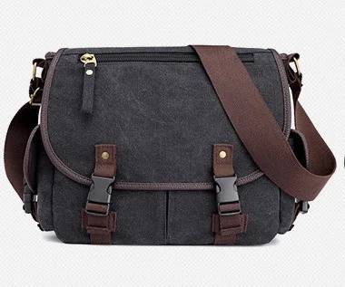 Ougger Small Crossbody Bags for Men Shoulder Bags Summer Black Canvas Vintage Simple Postman Package with Zipper for Business
Ougger Small Crossbody Bags for Men Shoulder Bags Summer Black Canvas Vintage Simple Postman Package with Zipper for Business
