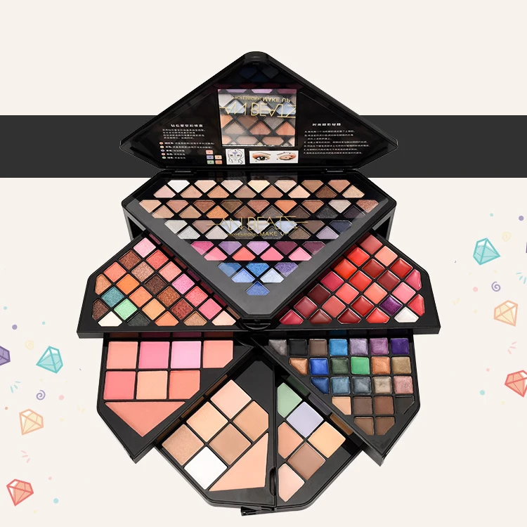 153 color Makeup box full set combination diamond makeup box multifunctional starry sky goddess set net red eyeshadow tray
153 color Makeup box full set combination diamond makeup box multifunctional starry sky goddess set net red eyeshadow tray
