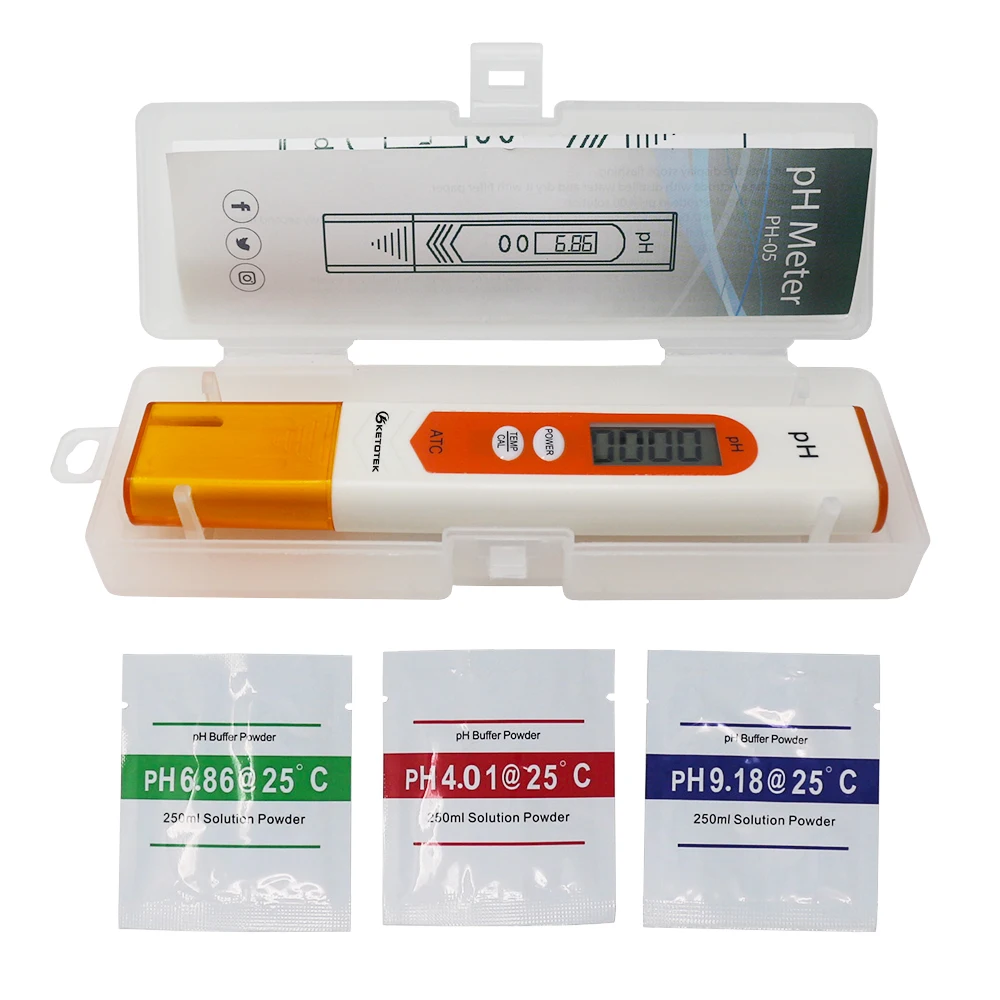 New Portable LCD Digital PH Meter Thermometer Pen of Tester Accuracy 0.01 Aquarium Pool Water Wine Urine Automatic Calibration
New Portable LCD Digital PH Meter Thermometer Pen of Tester Accuracy 0.01 Aquarium Pool Water Wine Urine Automatic Calibration