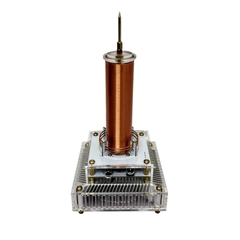 Music Tesla Coil with Acrylic Base Shell Arc Plasma Loudspeaker Wireless Transmission Experiment Desktop Toy Model US Plug 
Music Tesla Coil with Acrylic Base Shell Arc Plasma Loudspeaker Wireless Transmission Experiment Desktop Toy Model US Plug