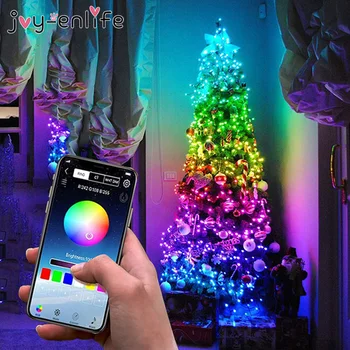 USB LED String Light Bluetooth App Control Copper Wire String Lamp Waterproof for Christmas Tree Decoration Indoor And Outdoor
USB LED String Light Bluetooth App Control Copper Wire String Lamp Waterproof for Christmas Tree Decoration Indoor And Outdoor