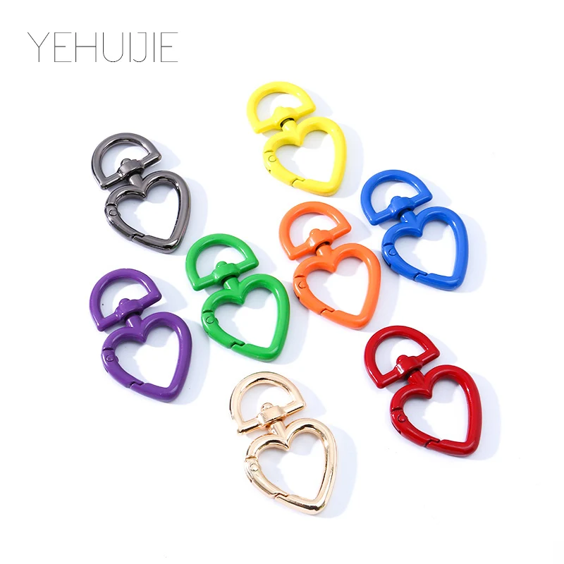 8PCS Keychain Metal Multicolor Heart Keychain Charm Car Personality Quality Keyring DIY Cute Handbag Charm Keychain Bag
8PCS Keychain Metal Multicolor Heart Keychain Charm Car Personality Quality Keyring DIY Cute Handbag Charm Keychain Bag