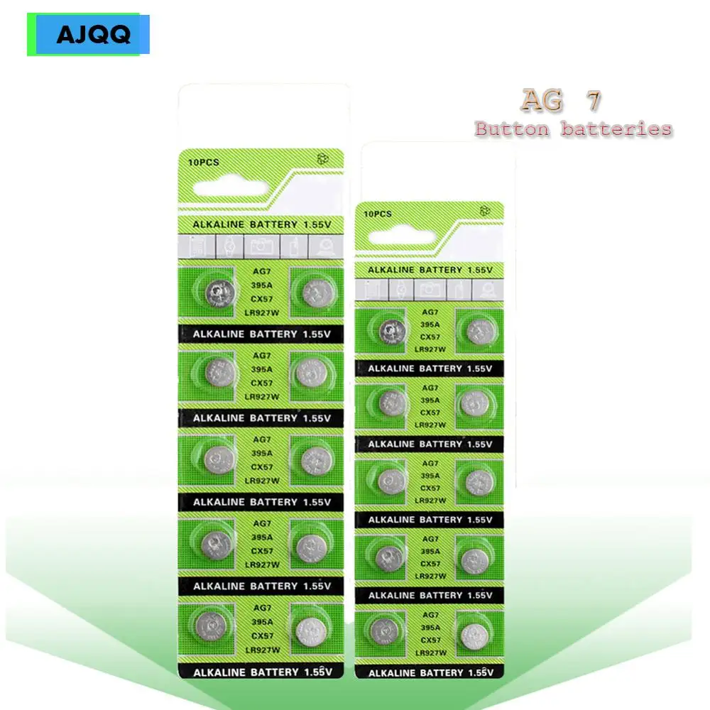 Factory wholesale 80PCS 100% original AG7 button battery 395 SR927SW LR57 LR927 watch battery
Factory wholesale 80PCS 100% original AG7 button battery 395 SR927SW LR57 LR927 watch battery