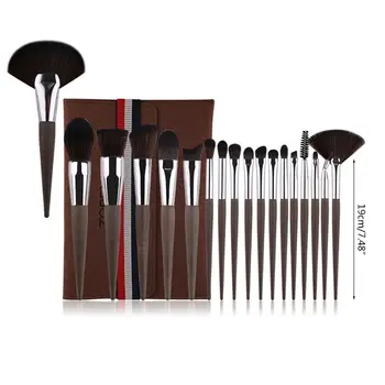18pcs Pro Face Cosmetic Powder Makeup Brush Foundation Tool 
18pcs Pro Face Cosmetic Powder Makeup Brush Foundation Tool