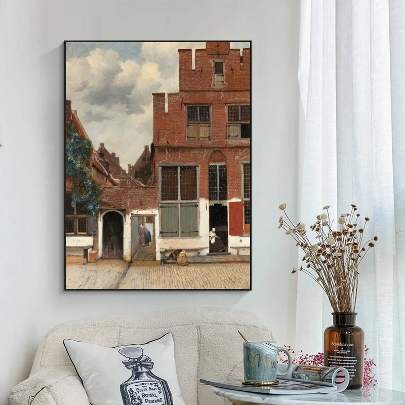 Famous Oil Paintings on Canvas Small Street Buildings By Vermeer Wall Art Reproduction Pictures for Home Room Decor No Frame
Famous Oil Paintings on Canvas Small Street Buildings By Vermeer Wall Art Reproduction Pictures for Home Room Decor No Frame