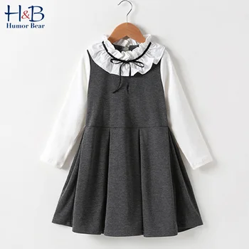 Humor Bear New Girls Dress Autumn Spring Fresh Floral Lotus Leaf Collar Long Sleeve Princess Party Dress Children's Clothing 
Humor Bear New Girls Dress Autumn Spring Fresh Floral Lotus Leaf Collar Long Sleeve Princess Party Dress Children's Clothing