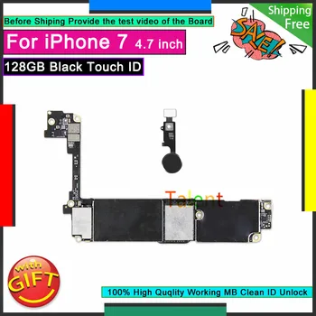 For IPhone 7 Motherboard 128GB Black Touch ID Home Button Unlocked Original Mainboard Good Working Logic Board Tested Functions
For IPhone 7 Motherboard 128GB Black Touch ID Home Button Unlocked Original Mainboard Good Working Logic Board Tested Functions