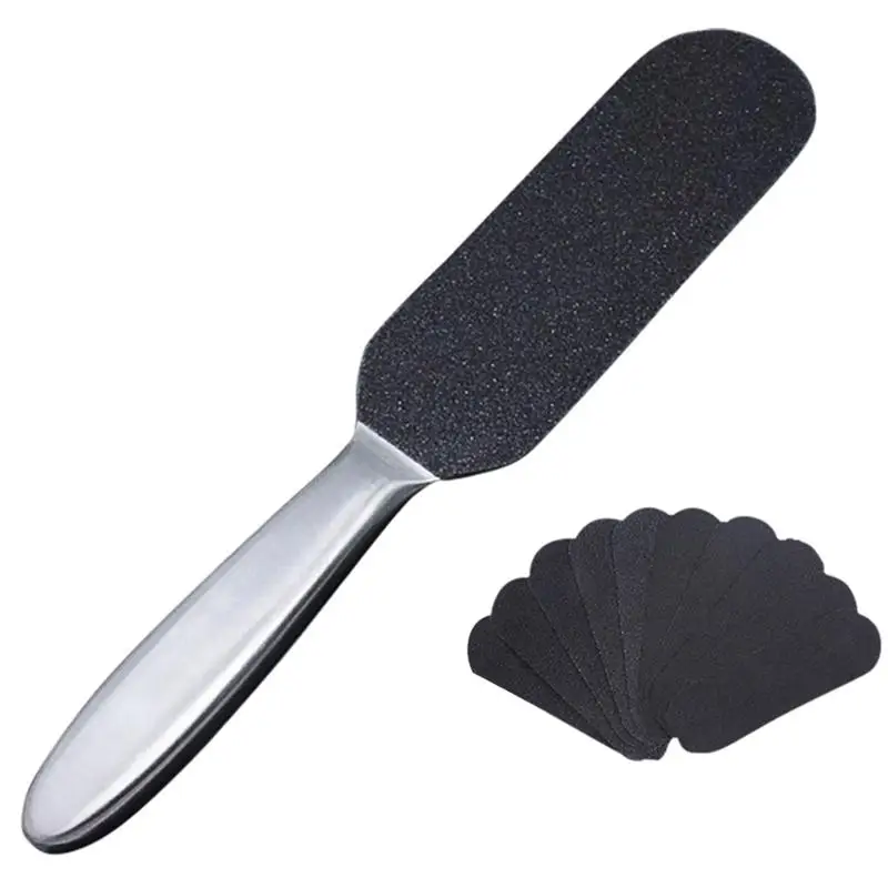 1 Set of 11pcs Pedicure Tools Stainless Steel Replaceable Reusable Sandpaper Callus Remover Foot File Feet Scrubber
1 Set of 11pcs Pedicure Tools Stainless Steel Replaceable Reusable Sandpaper Callus Remover Foot File Feet Scrubber