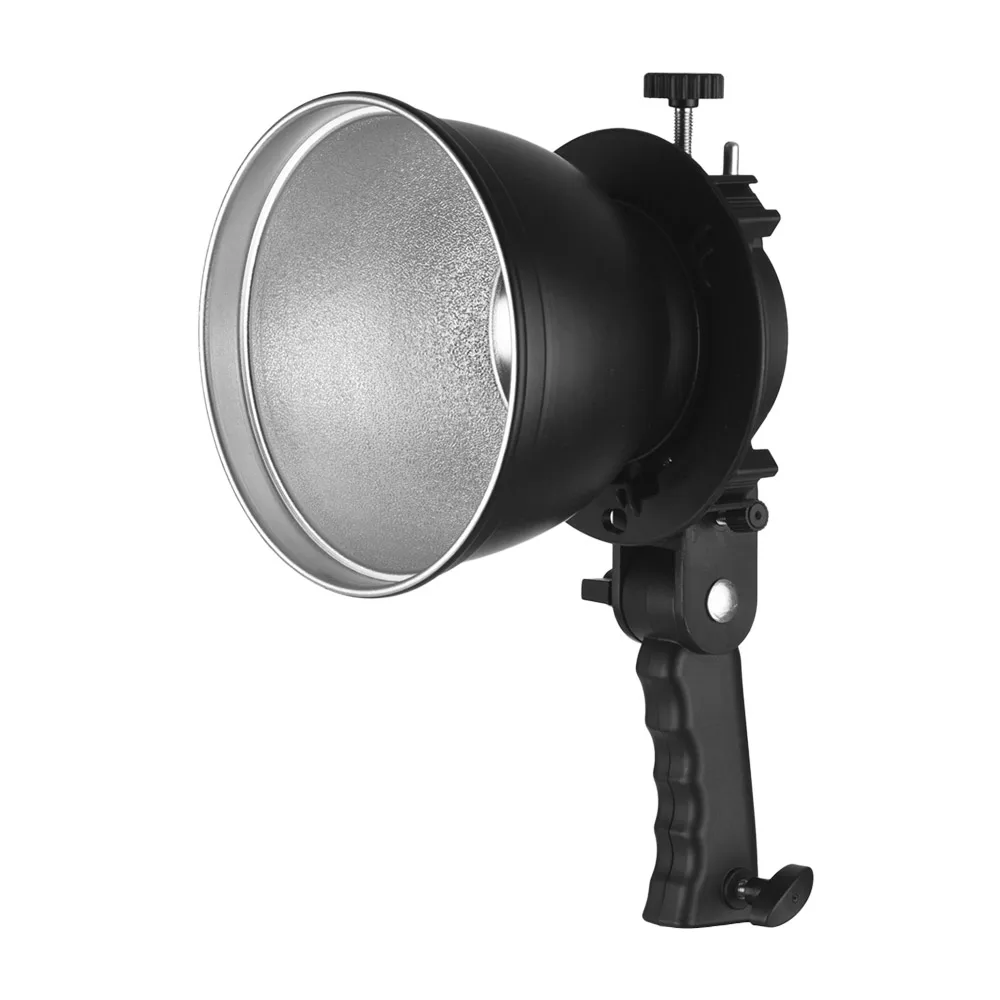 Handheld S-Type Flash Bracket Holder+7 Inch 65 Degree Standard Reflector Diffuser Shade Lamp Shade with Bowens Mount
Handheld S-Type Flash Bracket Holder+7 Inch 65 Degree Standard Reflector Diffuser Shade Lamp Shade with Bowens Mount