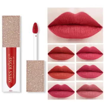 Moisturizing Velvet Matte Lip Glaze Waterproof Non-stick Cup Long Lasting Lip Gloss Lipstick Lip Tint Lip Makeup Cosmetics TSLM2
Moisturizing Velvet Matte Lip Glaze Waterproof Non-stick Cup Long Lasting Lip Gloss Lipstick Lip Tint Lip Makeup Cosmetics TSLM2
