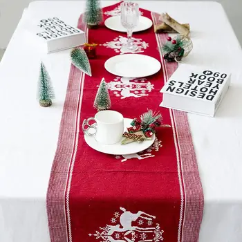 Elk Printed Christmas Table Runner Christmas Tablecloth Christmas Table Flag Hotel Livingroom Restaurant Wedding Beautiful
Elk Printed Christmas Table Runner Christmas Tablecloth Christmas Table Flag Hotel Livingroom Restaurant Wedding Beautiful