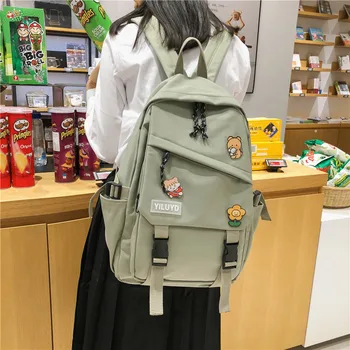 Cute School Backpack for Women 2020 New Fashion Canvas Students Shoulder Bags for Teenage Girls Large Capacity Travel Backpacks
Cute School Backpack for Women 2020 New Fashion Canvas Students Shoulder Bags for Teenage Girls Large Capacity Travel Backpacks