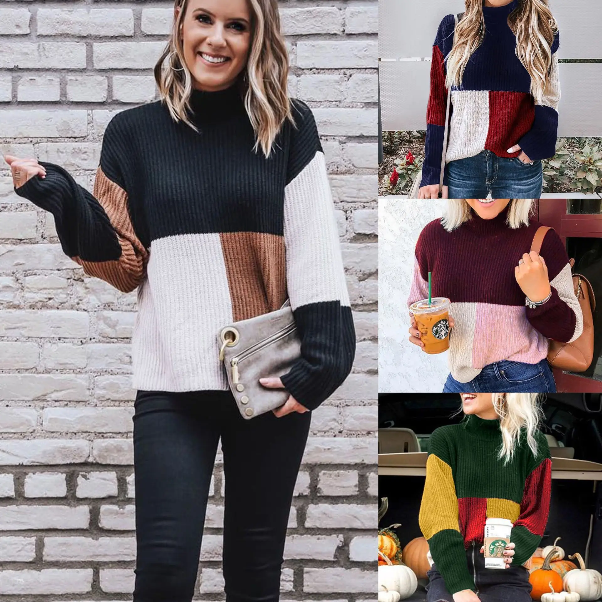 2018 Fall Clothing Women Round Neck Casual Loose Patchwork Long Sleeve Women Tshirt Sexy Clothing Women Fall Long Sleeve Tees
2018 Fall Clothing Women Round Neck Casual Loose Patchwork Long Sleeve Women Tshirt Sexy Clothing Women Fall Long Sleeve Tees