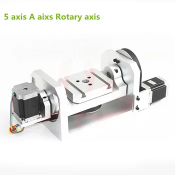 

CNC engraving milling machine 4th 4 axis 5th 5 axis A aixs Rotary axis with table for cnc router engraver machine with free gift