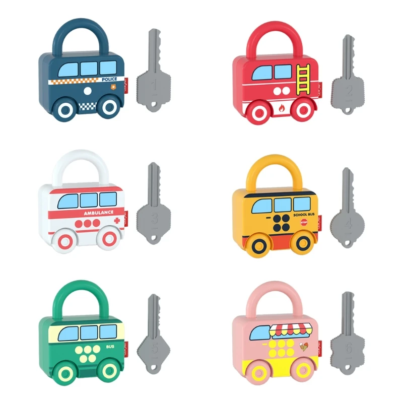 

2024 New Learning Locks with Keys Montessori Improve Intelligence for Kids Boys