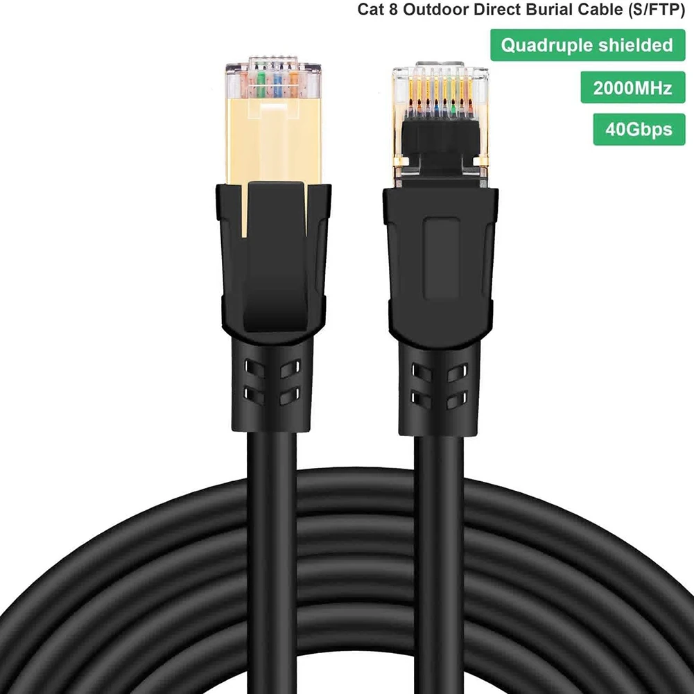 Cat 8 Ethernet Cable 3.3-33Ft. LAN Network Cat8 Rj45 Speed Network Cable 40Gbps 2000Mhz 26AWG 1m 2m 3m 5m 10m For Router Modem
Cat 8 Ethernet Cable 3.3-33Ft. LAN Network Cat8 Rj45 Speed Network Cable 40Gbps 2000Mhz 26AWG 1m 2m 3m 5m 10m For Router Modem