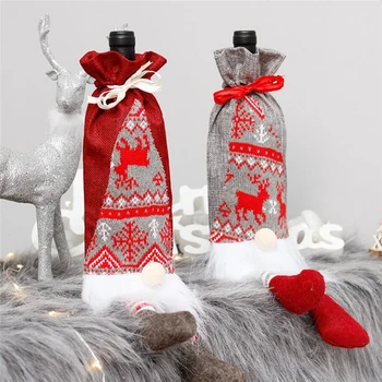 Christmas Decorations For Home Santa Claus Wine Bottle Cover Snowman Stocking Gift Holders Xmas Navidad Decor New Year
Christmas Decorations For Home Santa Claus Wine Bottle Cover Snowman Stocking Gift Holders Xmas Navidad Decor New Year