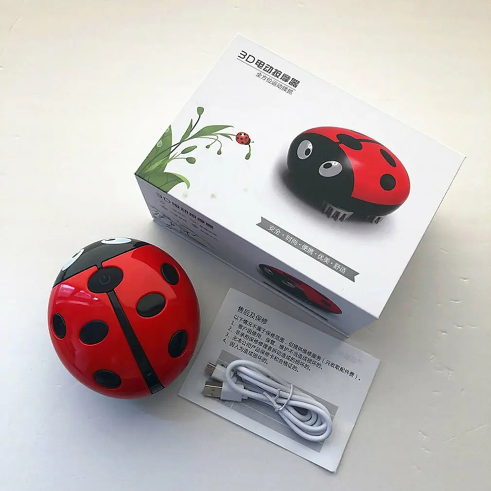 Beetle Electric Scalp Massager Portable Hand-Held Deep Tissue Kneading Pressure Release Full Body Massage For Muscle
Beetle Electric Scalp Massager Portable Hand-Held Deep Tissue Kneading Pressure Release Full Body Massage For Muscle