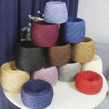 

250g/lot Meetee Colorful Organic Yarn for Knitting Raffia Straw Rope Hand Knitting Sun Hat DIY Baskets Handcrafts Material CD603
