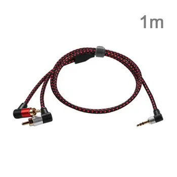 Connectors High Quality Preparation Double Elbow 3.5 One Point Two Audio Cable 3.5 Turn Double Lotus Computer Speaker Cable 2RCA
Connectors High Quality Preparation Double Elbow 3.5 One Point Two Audio Cable 3.5 Turn Double Lotus Computer Speaker Cable 2RCA
