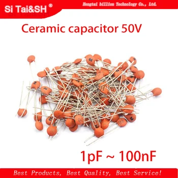 200pcs Ceramic capacitor 50V 1pF ~ 100nF 104 4.7PF 10PF 22PF 33PF 47PF 100PF 101 220PF 221 330PF 331 470PF 471 1NF 103 47NF 473 
200pcs Ceramic capacitor 50V 1pF ~ 100nF 104 4.7PF 10PF 22PF 33PF 47PF 100PF 101 220PF 221 330PF 331 470PF 471 1NF 103 47NF 473
