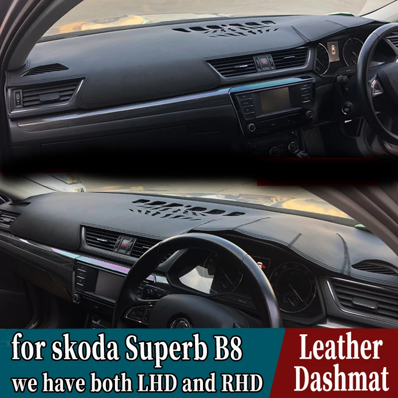 PU Leather Dashmat Dashboard Cover Mat Carpet Car-Styling accessories for skoda Superb B8 2015 2016 2017 2018 2019 2020 RHD
PU Leather Dashmat Dashboard Cover Mat Carpet Car-Styling accessories for skoda Superb B8 2015 2016 2017 2018 2019 2020 RHD