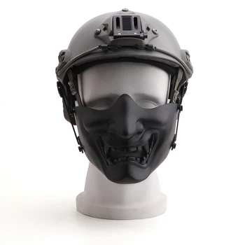 Half Face Mask маска Scary Smiling Ghost Shape Adjustable (Tactical) Headwear Protection Outdoor Sportswear Halloween masque
Half Face Mask маска Scary Smiling Ghost Shape Adjustable (Tactical) Headwear Protection Outdoor Sportswear Halloween masque
