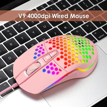 USB Wired Optical Gaming Mouse 4 Gears 4000DPI Adjustable Backlight 7 Buttons Hollow Ergonomic Gamer Mice
USB Wired Optical Gaming Mouse 4 Gears 4000DPI Adjustable Backlight 7 Buttons Hollow Ergonomic Gamer Mice