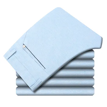 2020 Summer Men Pants Male Commercial Casual Business Trousers Men's Clothing Straight Fluid Man Pants Modern Pantalones Hombre
2020 Summer Men Pants Male Commercial Casual Business Trousers Men's Clothing Straight Fluid Man Pants Modern Pantalones Hombre