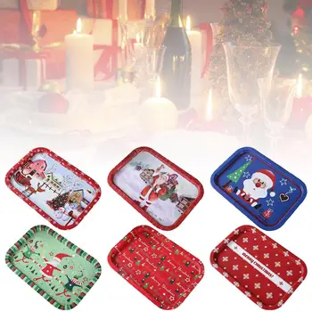 Christmas Fruit Tray Iron Storage Tray Christmas Santa Claus Snowflake Rectangle Food Snack Fruit Tray Kitchen Plate Gadget Hold
Christmas Fruit Tray Iron Storage Tray Christmas Santa Claus Snowflake Rectangle Food Snack Fruit Tray Kitchen Plate Gadget Hold
