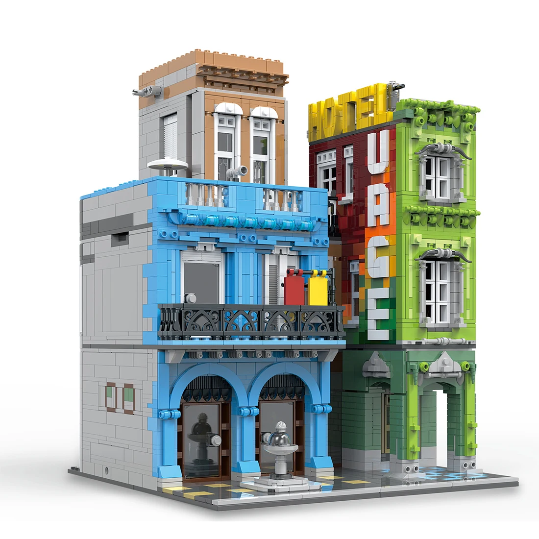 4104Pcs MOC 3D Street View Urge hotel Small Particle DIY Building Blocks Model Creative Gift Collection For Friend Over 6
4104Pcs MOC 3D Street View Urge hotel Small Particle DIY Building Blocks Model Creative Gift Collection For Friend Over 6