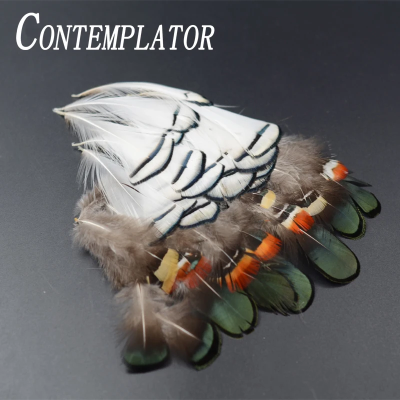 1set natural Lady Amherst's pheasant fly tying feathers head crest&body feather&rear saddle tippets for nymph tails and wings
1set natural Lady Amherst's pheasant fly tying feathers head crest&body feather&rear saddle tippets for nymph tails and wings