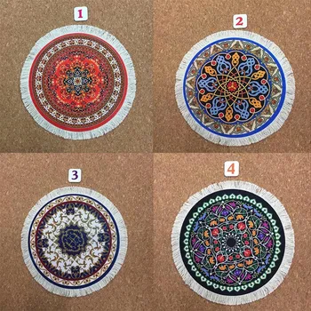 Tassel Round Persian Rug Mouse Pad Small 22x22cm Color Pattern Tablet Computer Game Pad Home Decor Desk Mat Coaster Computer PC
Tassel Round Persian Rug Mouse Pad Small 22x22cm Color Pattern Tablet Computer Game Pad Home Decor Desk Mat Coaster Computer PC