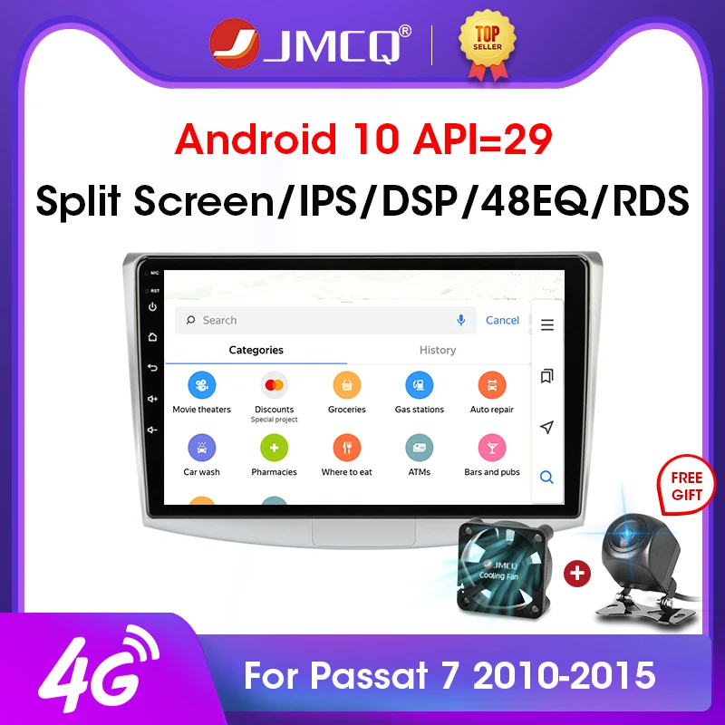 JMCQ Android 10.0 2G+32G Car Radio Multimidia Video Player Navigation GPS For VW Volkswagen Passat B7 B6/Magotan 2 din dvd
JMCQ Android 10.0 2G+32G Car Radio Multimidia Video Player Navigation GPS For VW Volkswagen Passat B7 B6/Magotan 2 din dvd