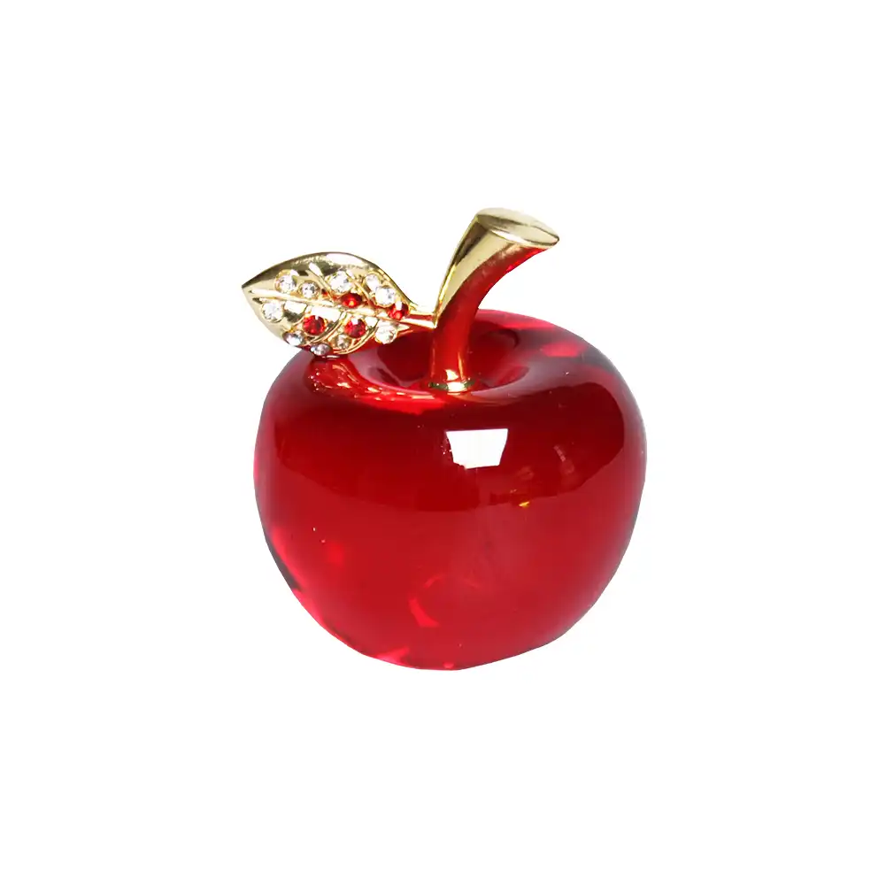 car ornaments figurine miniature souvenir gifts(crystal leaf)