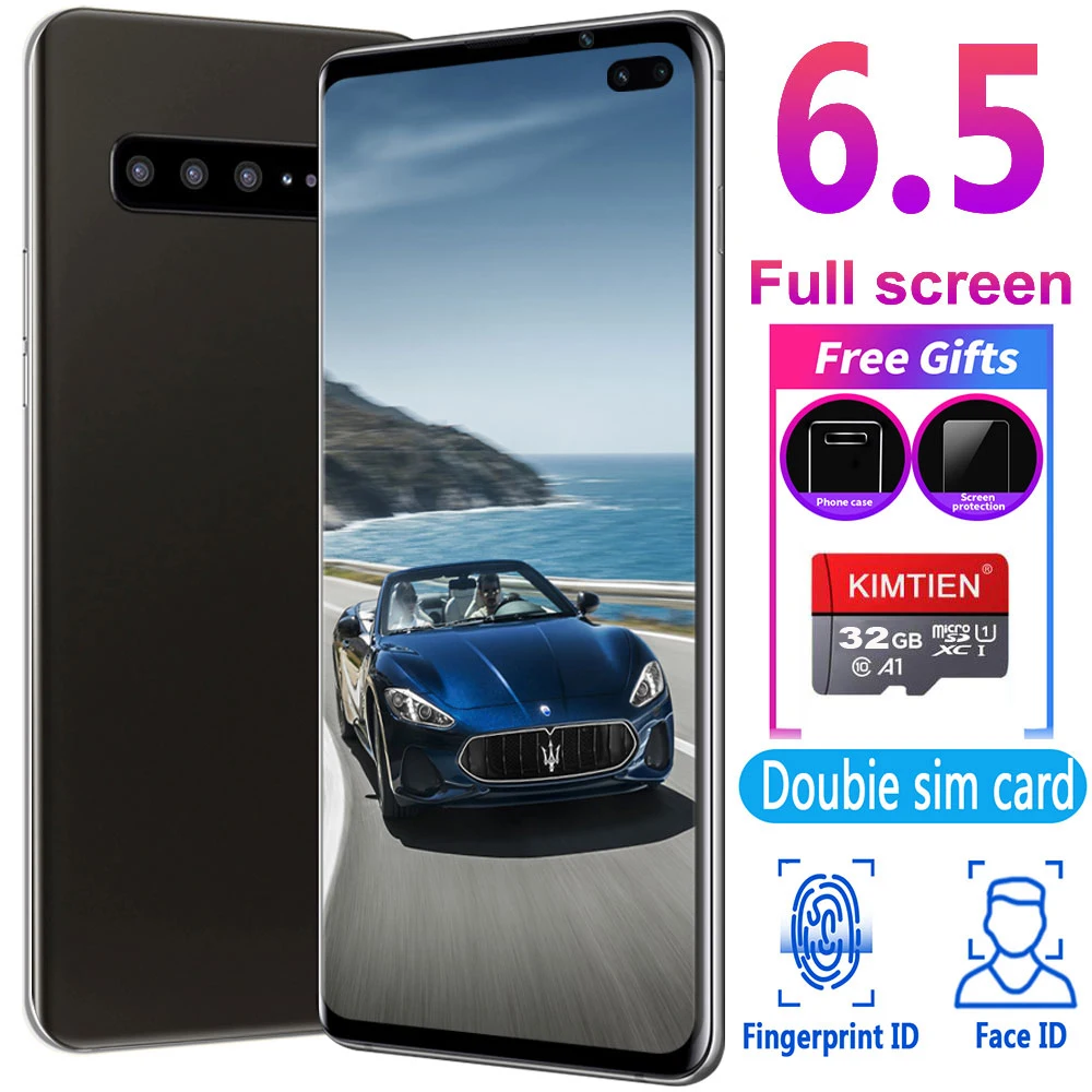 KIMTIEN S10+ Smartphone FullScreen 6GB+128GB 8 core Android 9.1 Finger Face ID Dual Camera 4G Smart Mobile Cell Phone Handset
KIMTIEN S10+ Smartphone FullScreen 6GB+128GB 8 core Android 9.1 Finger Face ID Dual Camera 4G Smart Mobile Cell Phone Handset